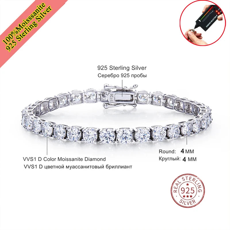 Luna Moissanite Bracelet