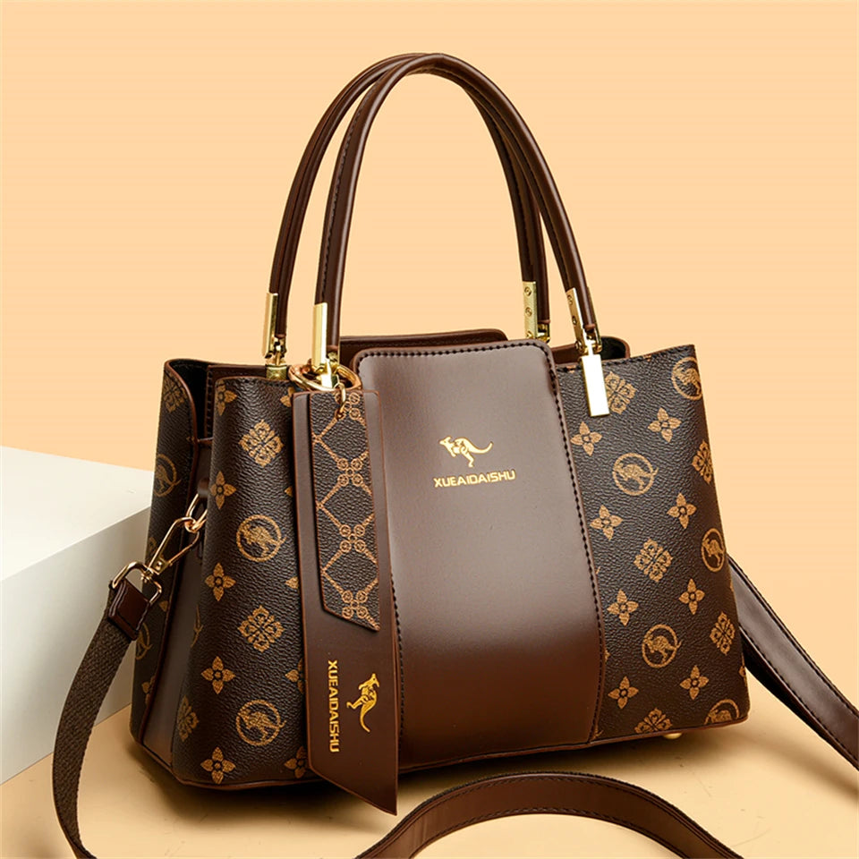 Maison Print Shoulder Bag