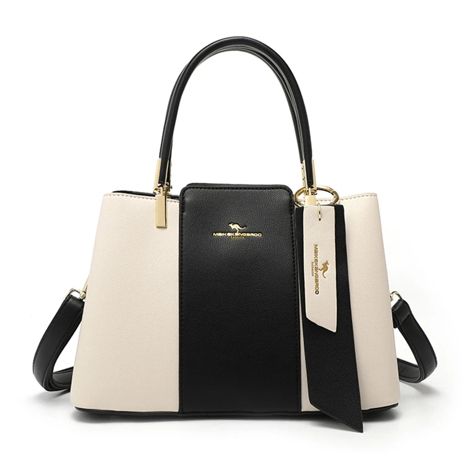 Maison Print Shoulder Bag