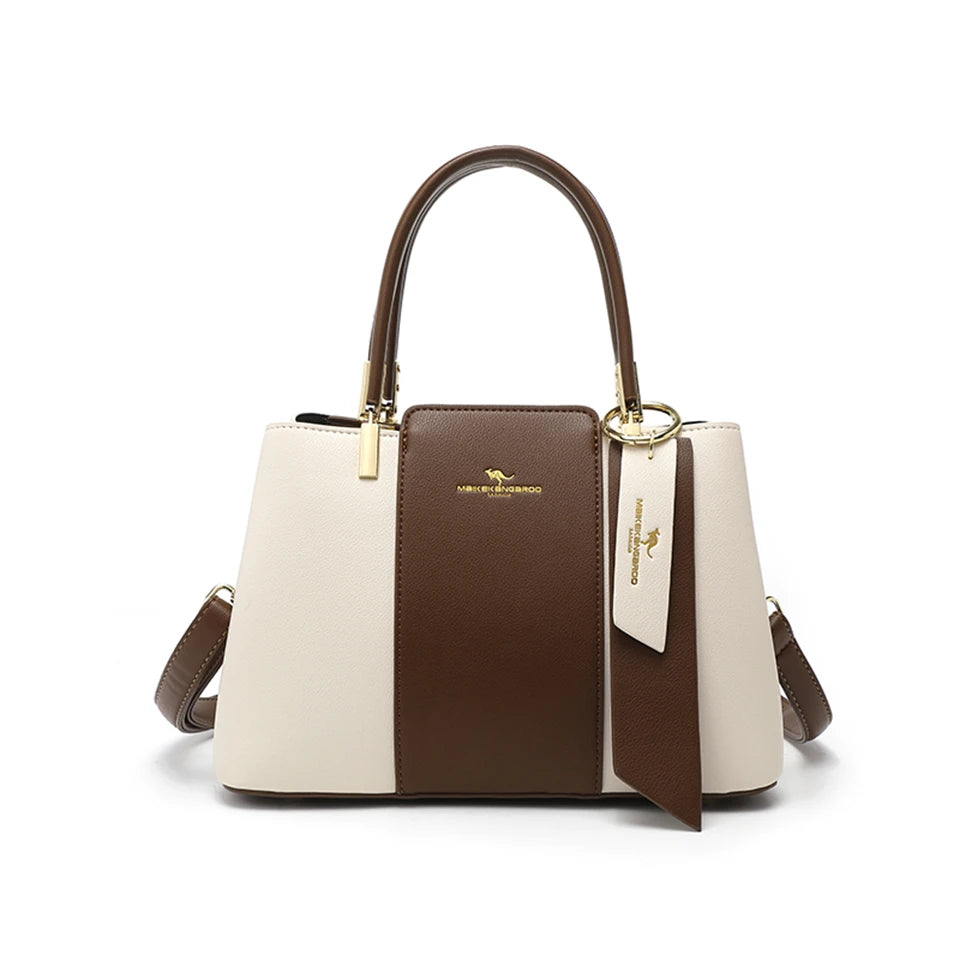 Maison Print Shoulder Bag