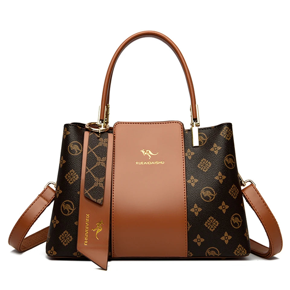 Maison Print Shoulder Bag