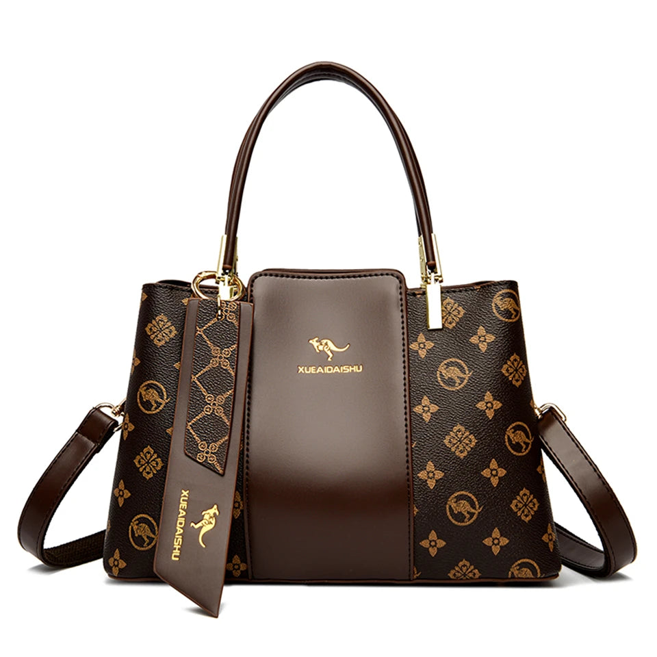 Maison Print Shoulder Bag
