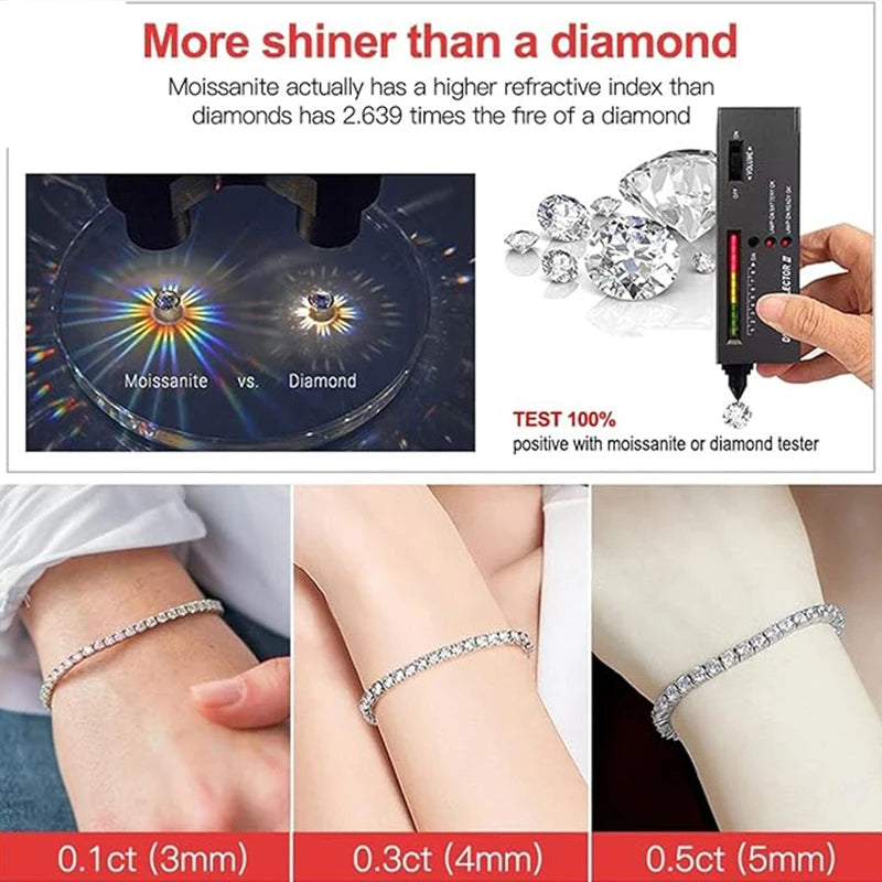 Luna Moissanite Bracelet