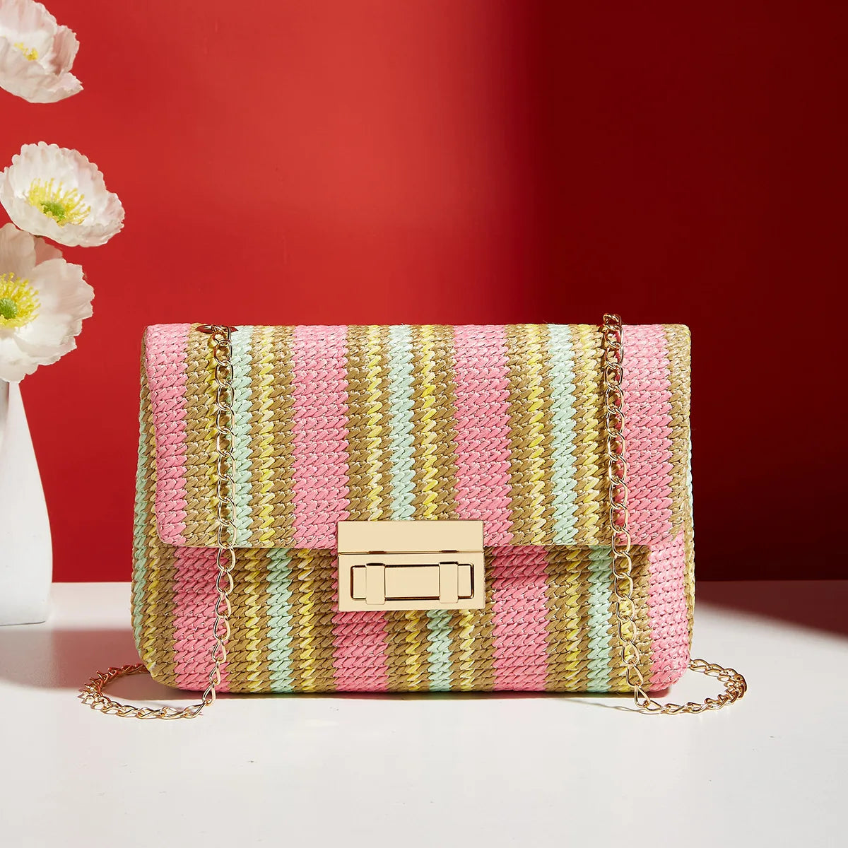 Chain Strap Evening Bag