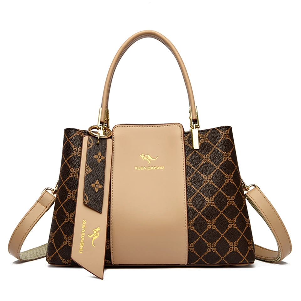Maison Print Shoulder Bag