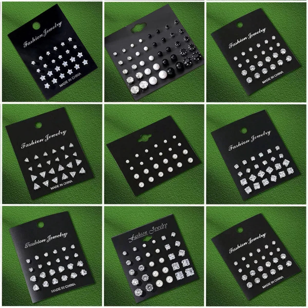 Lumière Stud Earring Set