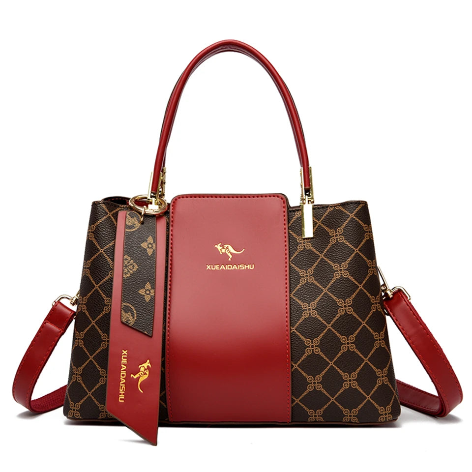 Maison Print Shoulder Bag