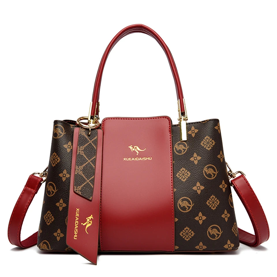 Maison Print Shoulder Bag